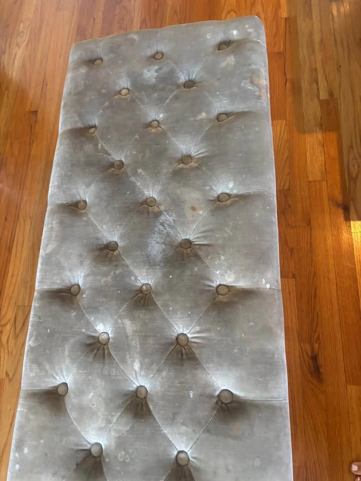 Restoration Hardware Tufted Velvet Ottoman Bench - photo 2