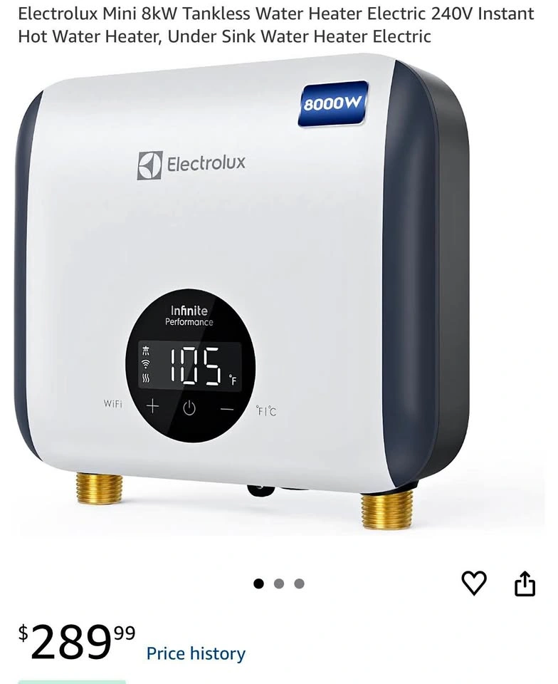 Electrolux Mini 8kW Tankless Water Heater
