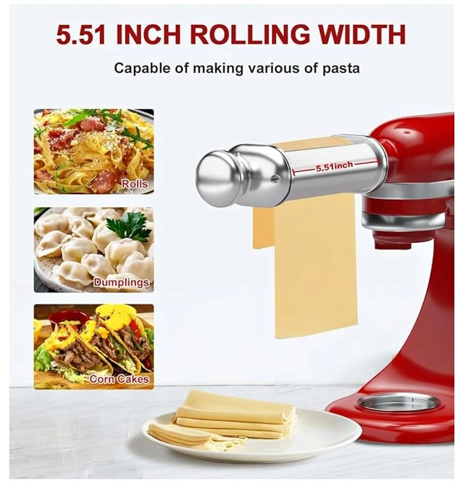 Pasta Roller Attachment for KitchenAid Mixer / Cuisinart