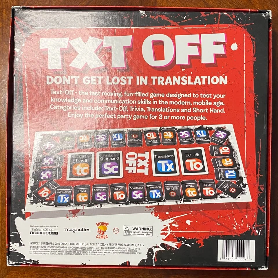 TXT OFF Board Game - Don’t Get Lost in Translation - photo 2