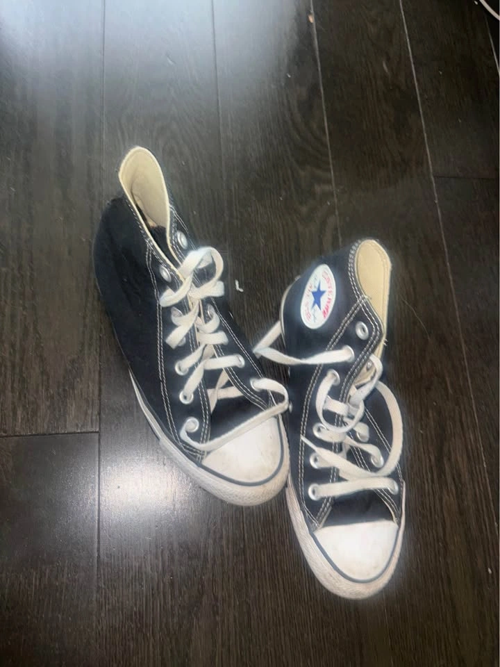 Black High Top converse - photo 2