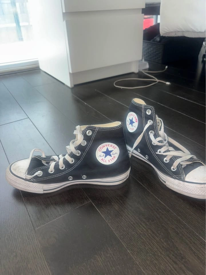 Black High Top converse - photo 3
