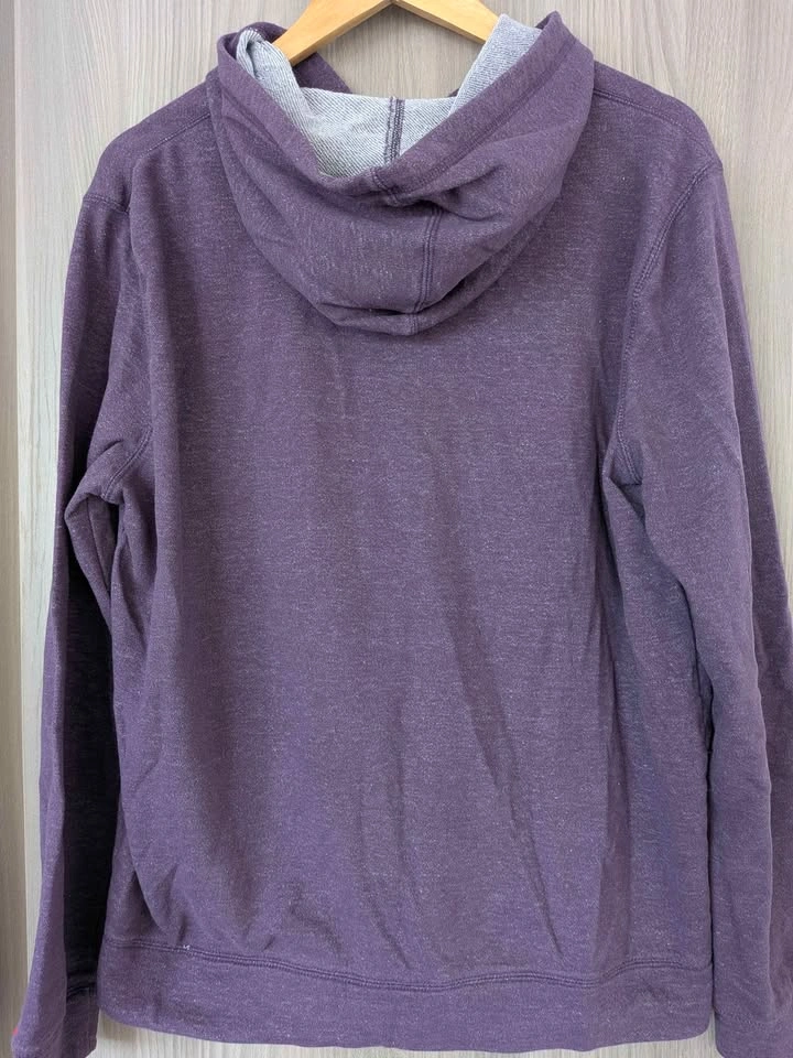 CASTRO Men's Full-Zip Hoodie Heather Purple - Size XL - photo 2