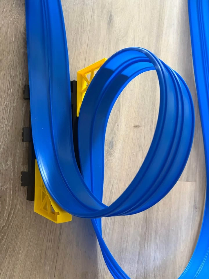Flexible Blue Racing Track Set with 2 Toy Cars - photo 3