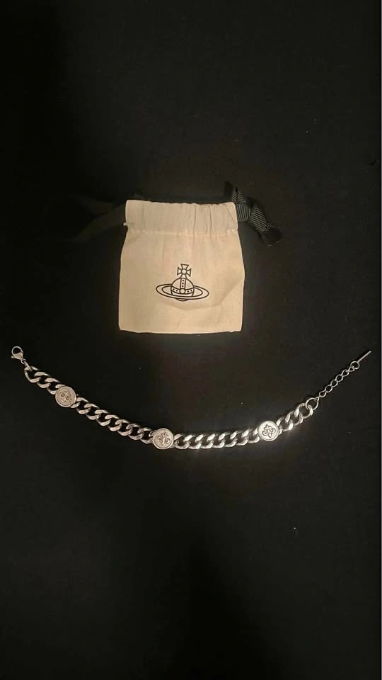 Authentic Vivienne WestWood Curb Chain Bracelet