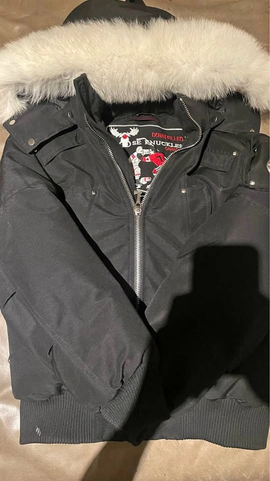 Mens small Moose Knuckle Bomber Jacket - Good condition