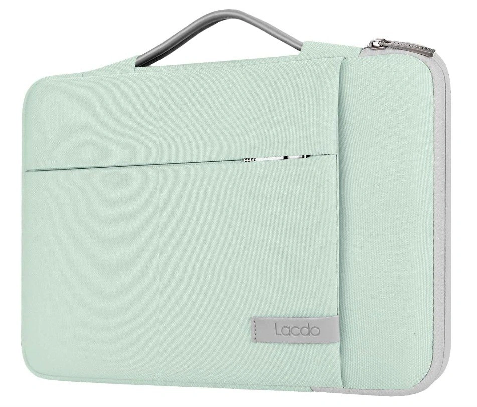 NEW Green 16 Inch Laptop Sleeve with Retractable Handle