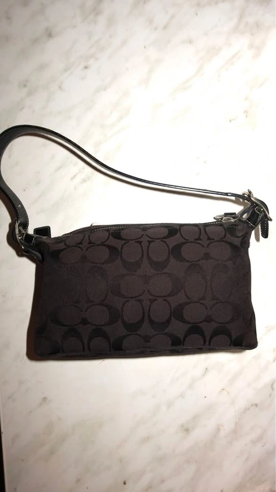 Coach Demi Bag in Jacquard Print Triple Black Color - photo 2