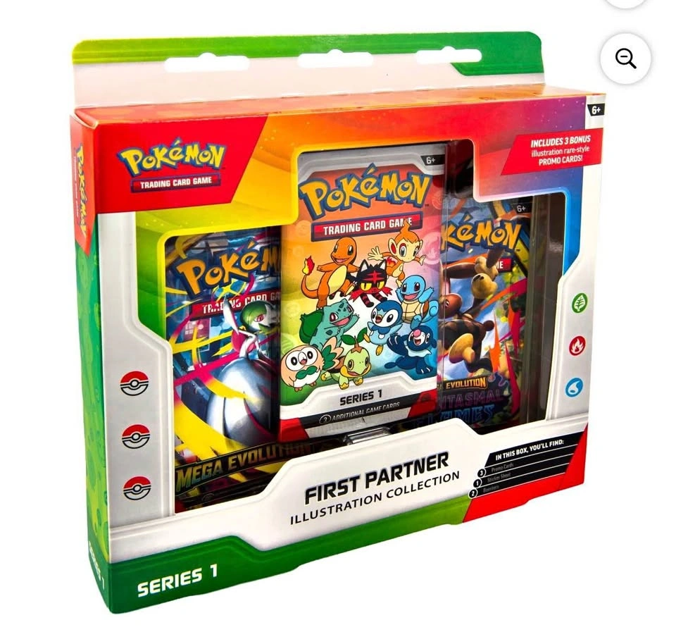 Pokemon First Partner Illustration Series 1