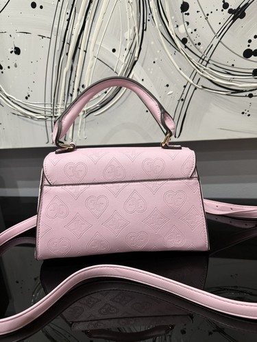 Juicy Couture Pink Embossed Crossbody Top Handle Bag - photo 3