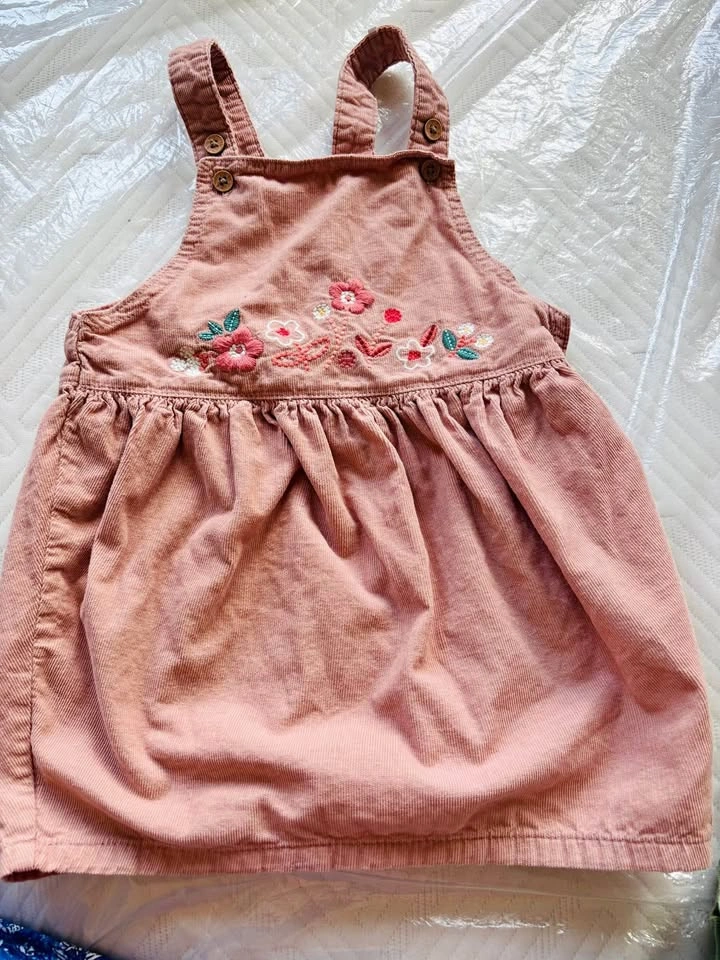 M&S 3-Piece Baby Girl Outfit Set, Size 18-24 Months