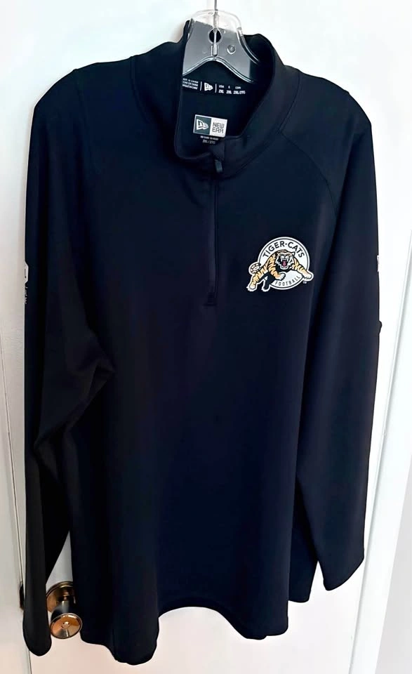 Hamilton Tiger Cats New Era CFL Sideline Pullover - Men's 2XL