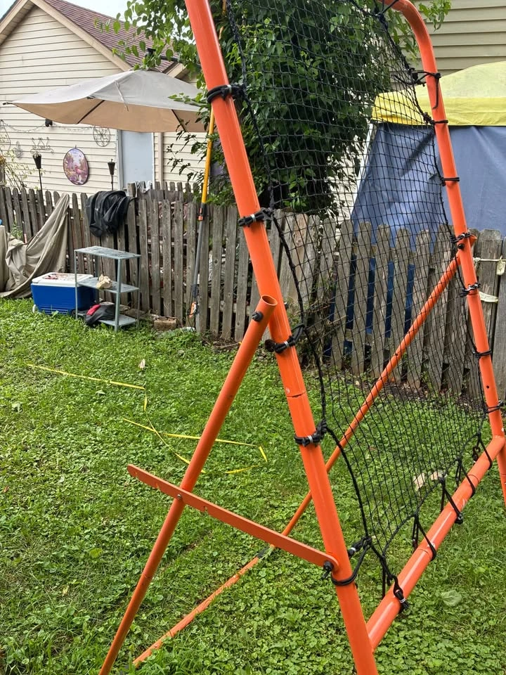 Orange Portable Sports Rebounder Net - photo 4
