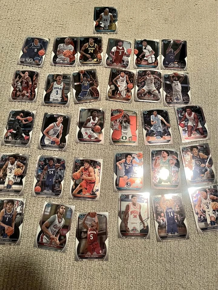 2022 Bowman Chrome University Checklist
