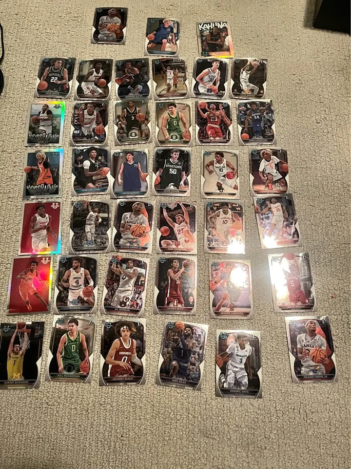 2022 Bowman Chrome University Basketball Cards