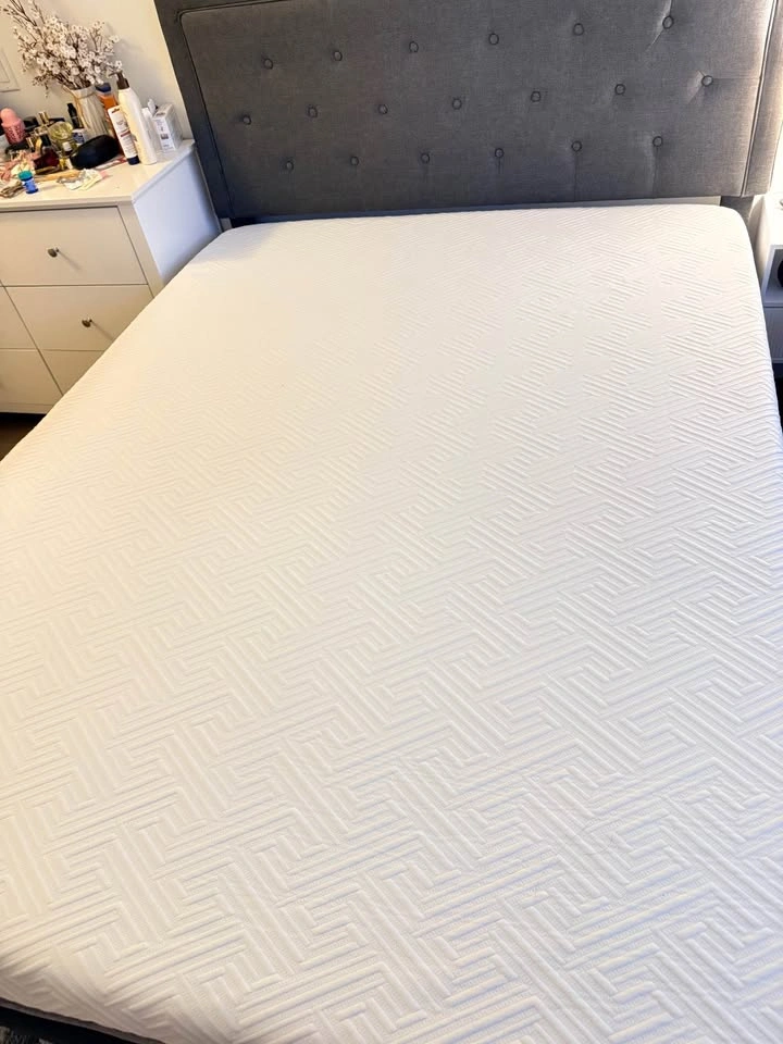 Queen Bed Frame + 10” Memory Foam Mattress — $300 - photo 3