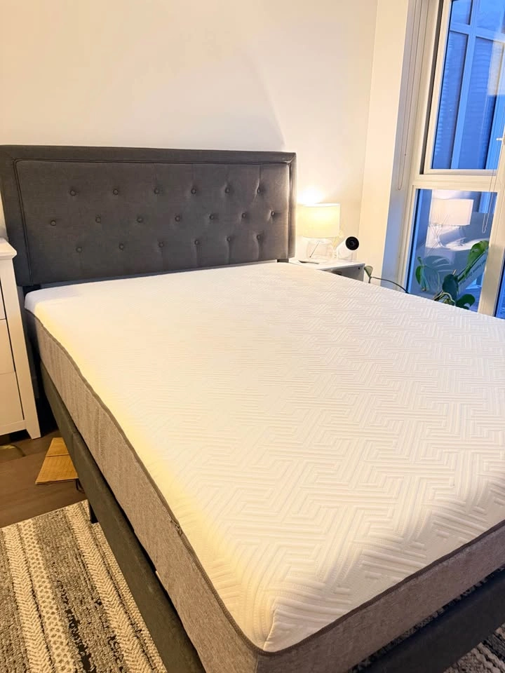Queen Bed Frame + 10” Memory Foam Mattress — $300 - photo 5