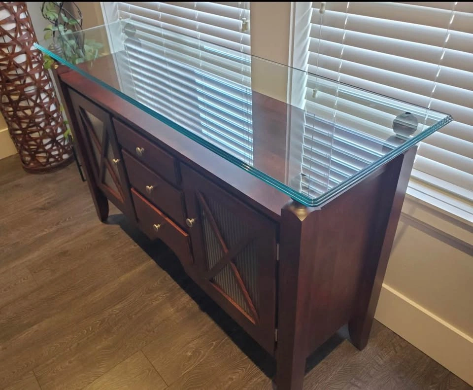 Canadel Solid Wood Buffet / Sideboard with Glass Top - photo 2