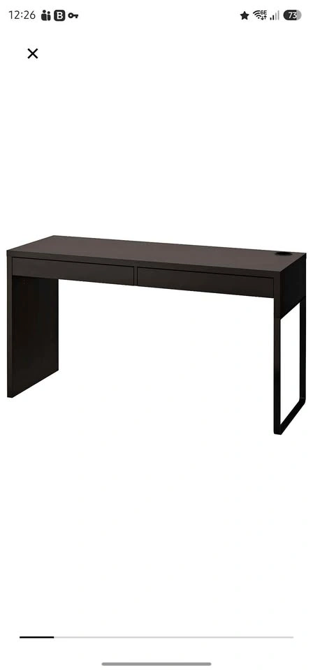 IKEA MICKE Desk Black-Brown
