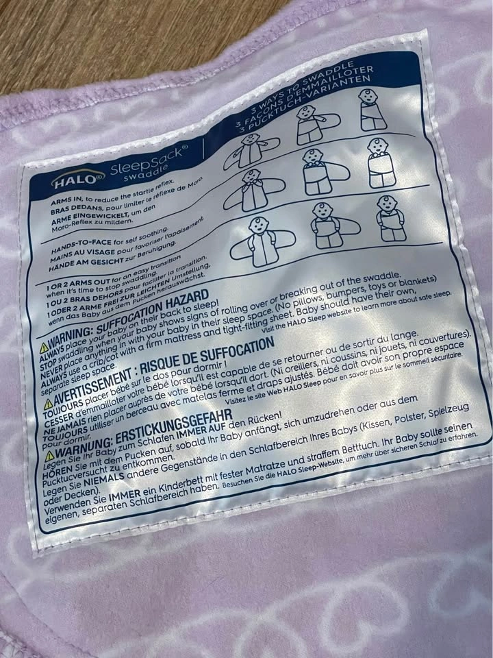 New HALO SleepSack Swaddle Small TOG 3.0 3-6M - photo 5