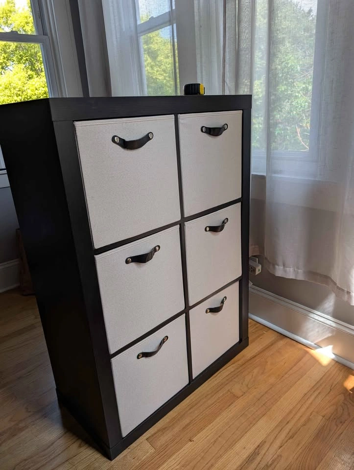 6-Cube Storage Organizer with 6 Fabric Storage Bins - photo 2