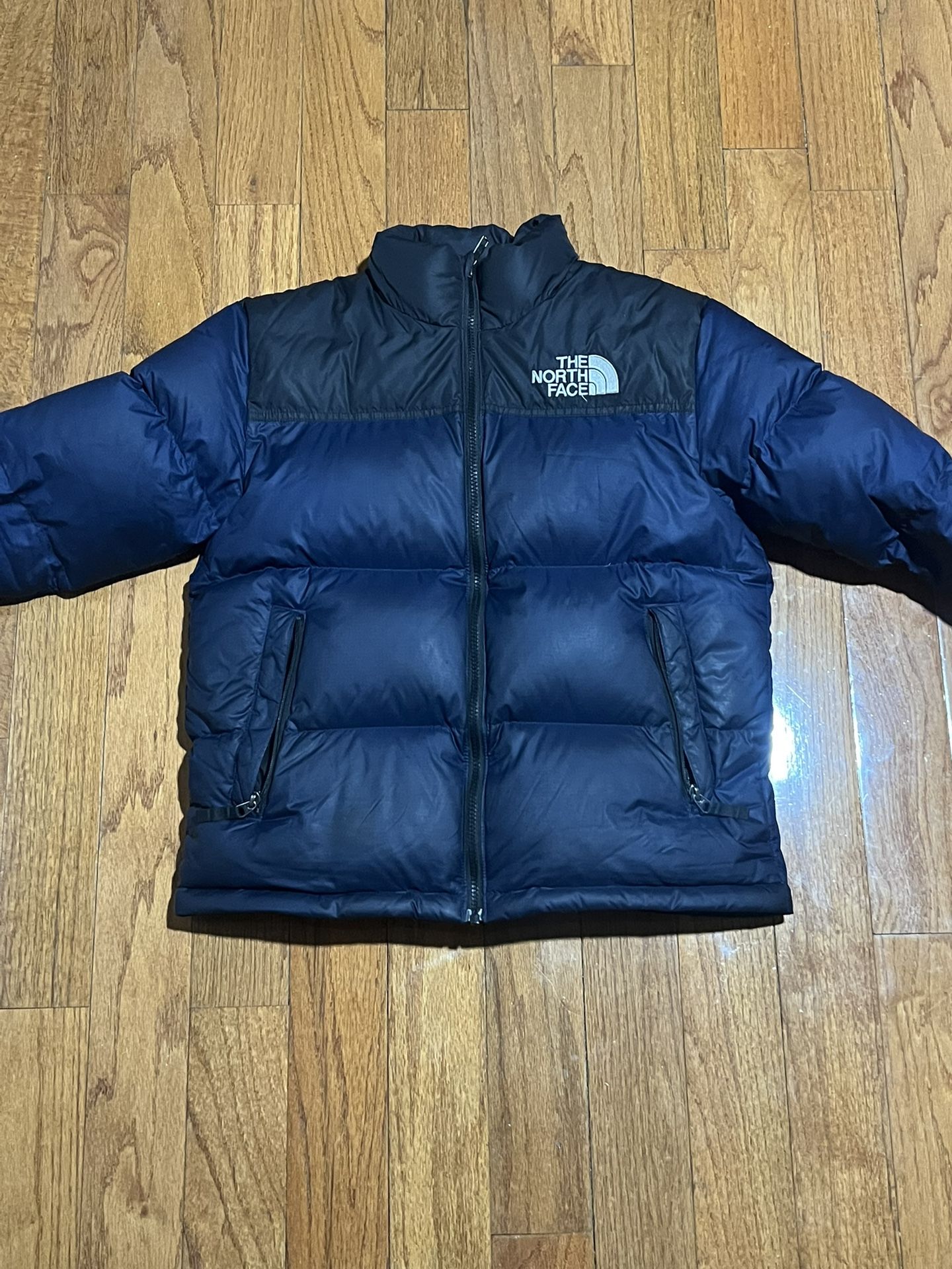 Boys' & Girls' 1996 Retro Nuptse Jacket North Face 700 Navy - photo 2