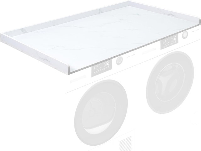 NEW 54" Washer & Dryer Countertop • White Marble Pattern