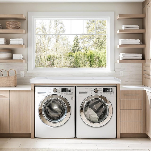 NEW 54" Washer & Dryer Countertop • White Marble Pattern - photo 2