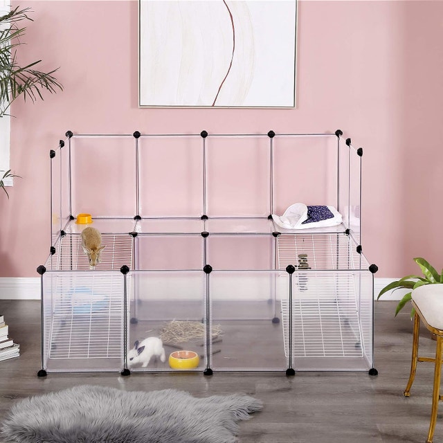 SONGMICS Guinea Pig & Rabbit Playpen w/ Ramps • NEW - photo 2