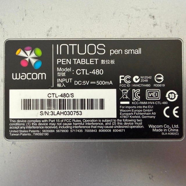 Wacom Intuos Pen Small CTL-480 Drawing Tablet • Fully Tested - photo 5