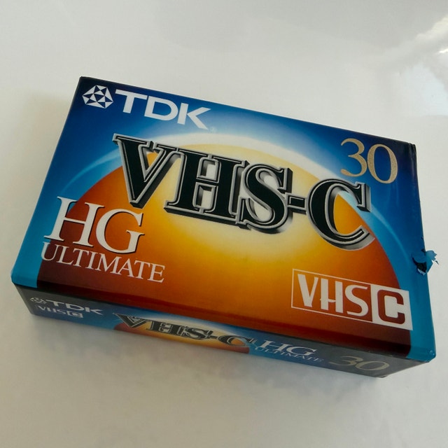TDK VHS-C HG Ultimate 30-Min Camcorder Tape NOS • Factory Sealed - photo 3