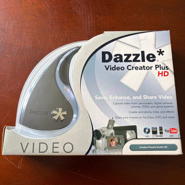 Dazzle DVC100 Video Capture Device - VHS & Camcorder to PC