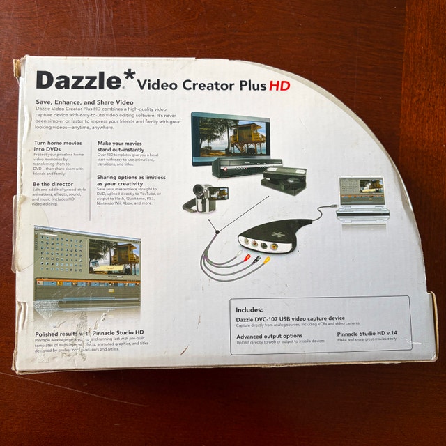 Dazzle DVC100 Video Capture Device - VHS & Camcorder to PC - photo 2