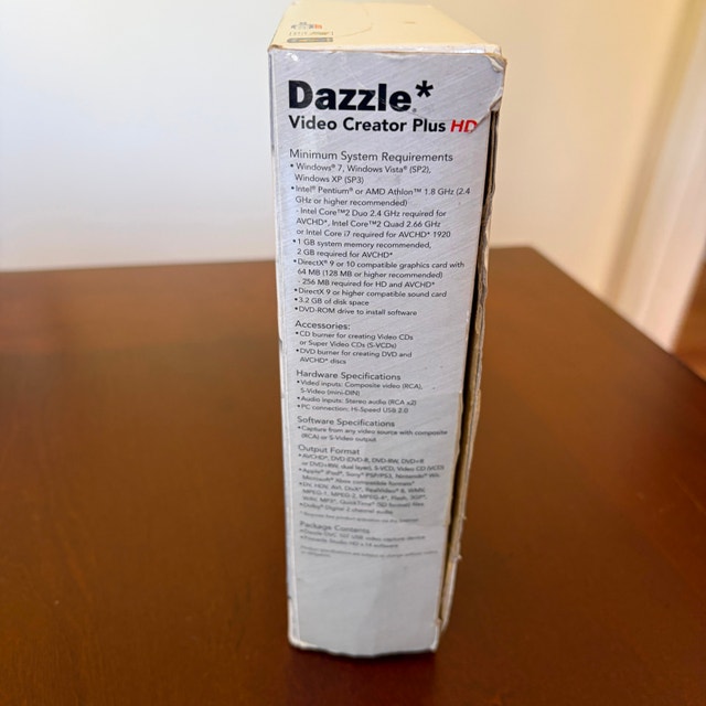 Dazzle DVC100 Video Capture Device - VHS & Camcorder to PC - photo 3