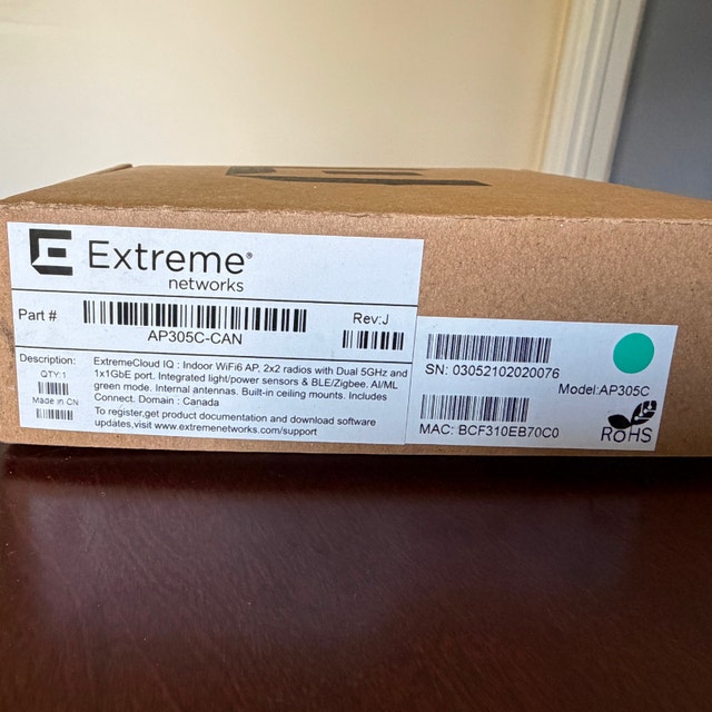 Extreme Networks AP305C Wi-Fi 6 Enterprise Access Point (Tested) - photo 5