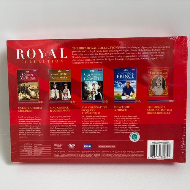 BBC The Royal Collection DVD Set • New Sealed • 4 Disc Set - photo 2