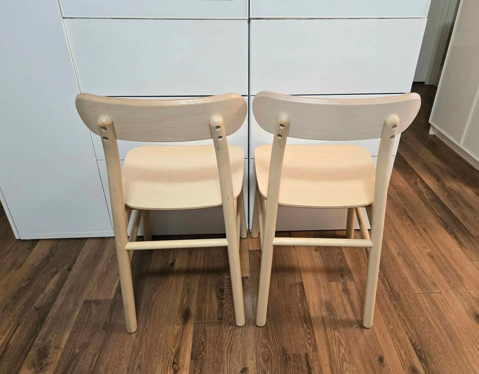 IKEA RÖNNINGE Chair Set of Two - Birchwood - photo 2