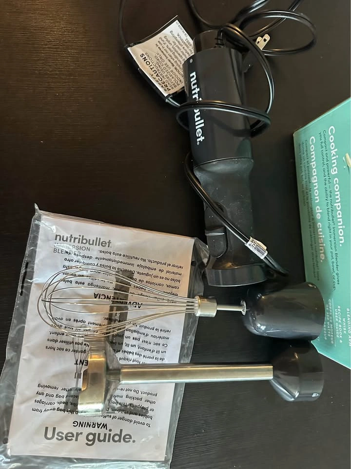 NutriBullet Immersion Blender – NEW (Open Box) - photo 2