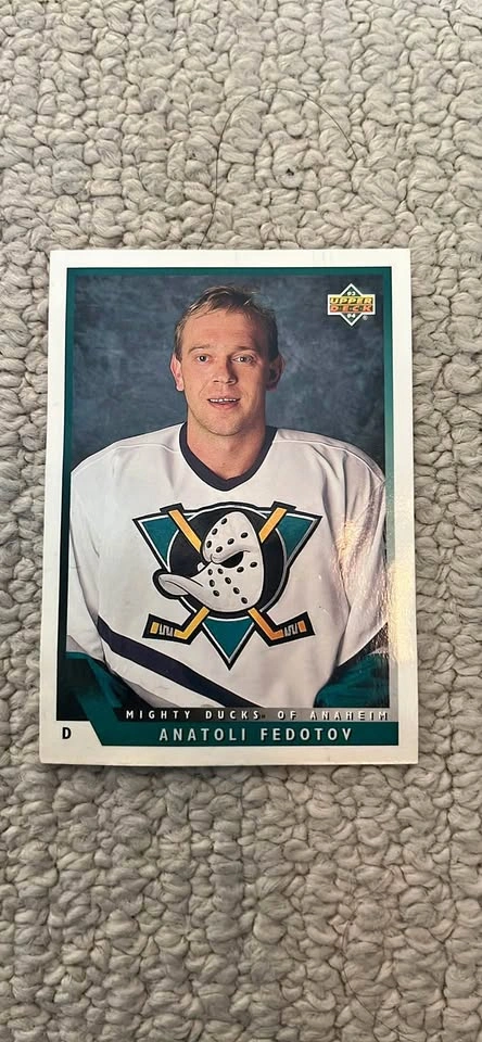 Anatoli Fedotov #38 [Rookie] 1993 Upper Deck Hockey Card