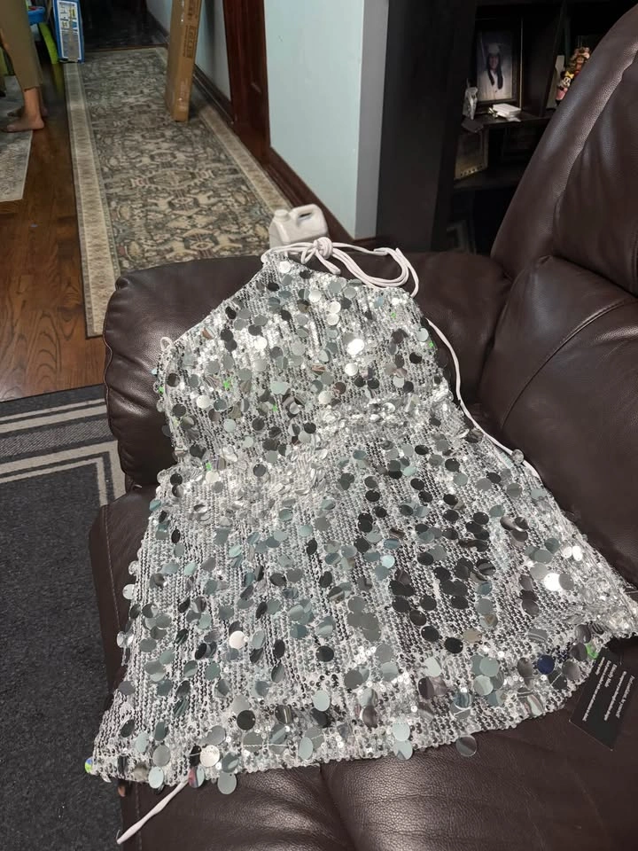 Brand new women sparkling bodycon dress for night club party - photo 4
