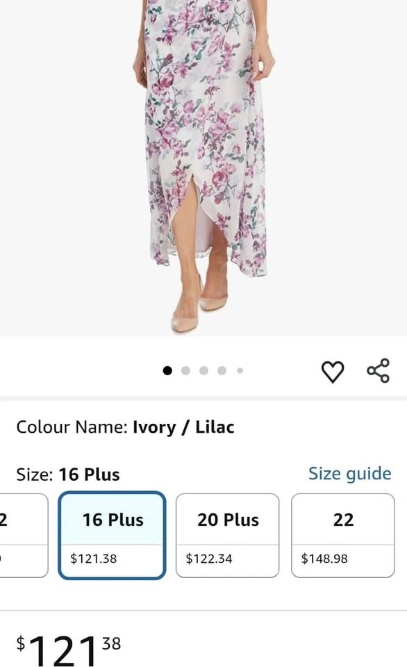 Women's Floral Maxi Dress - Plus Size - photo 3