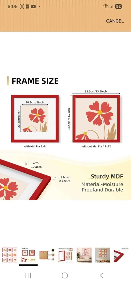 Picture Frame pack of 9 - photo 3