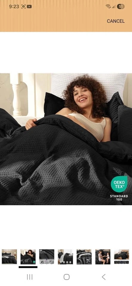Luxury Waffle Weave comforter Set - photo 4