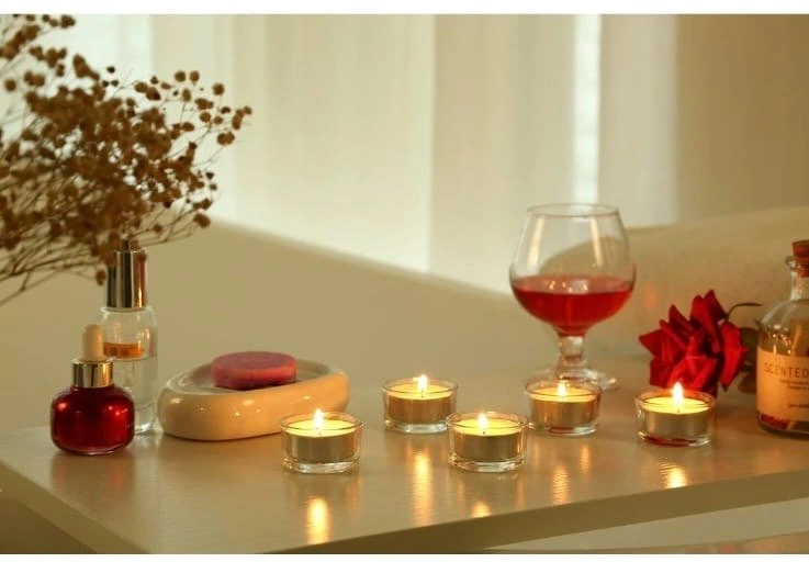 30 Pieces clear glass tealight holders - photo 2