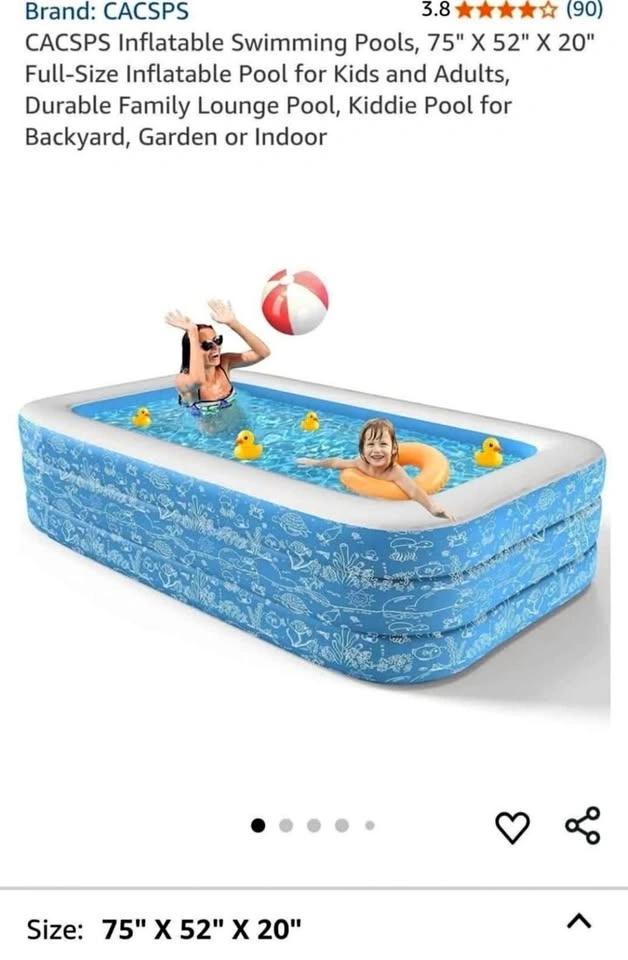 New Inflatable Swimming Pools