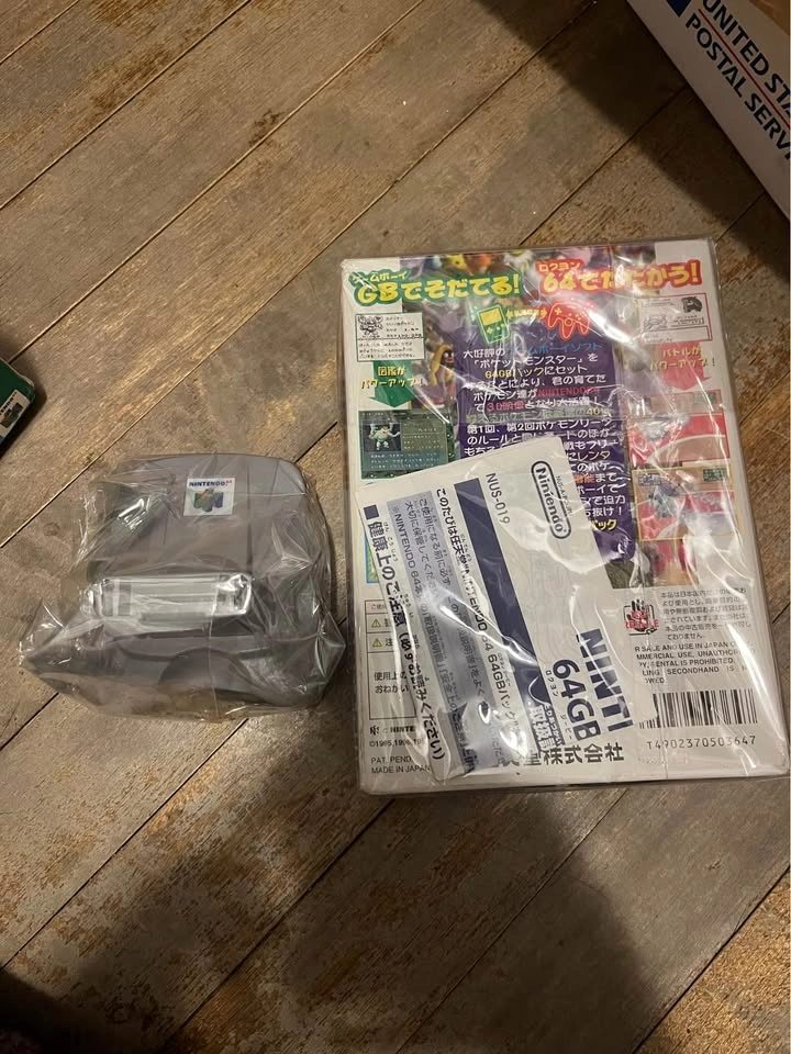 Factory Sealed Japanese Pokemon Stadium & N64 Transfer Pak - photo 2