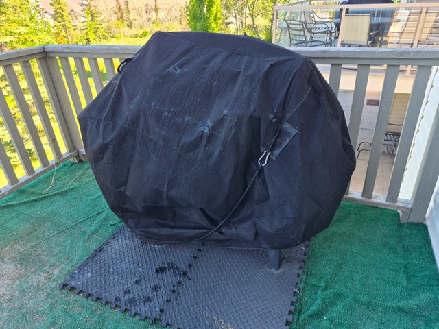 BBQ gas & charcoal grills in one