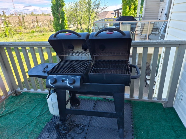 BBQ gas & charcoal grills in one - photo 3