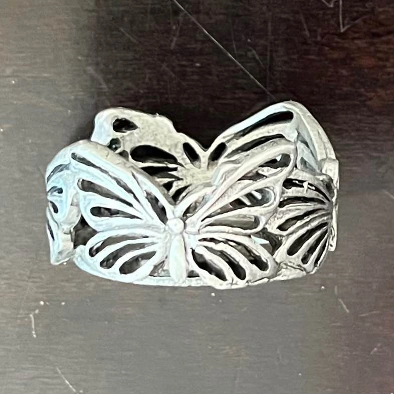 Scents&accents 1999 Fine Pewter Handmade USA Candle Holder Ring - photo 2