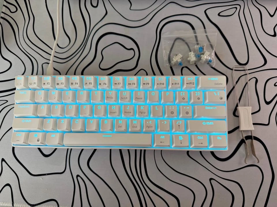 RK 61 60% mechanical gaming keyboard blue switches